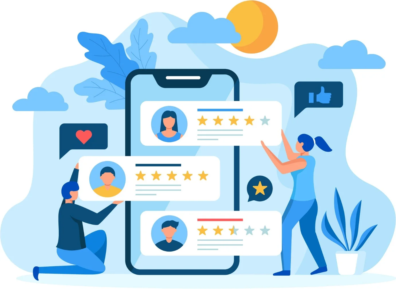 Customer Reviews Side Banner