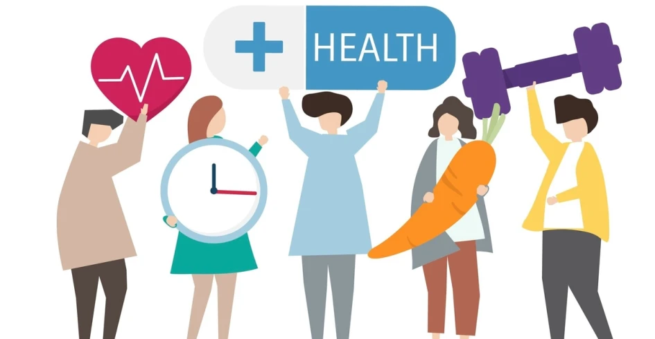 Illustration showing health plan value highlighted on a pay stub for payroll understanding