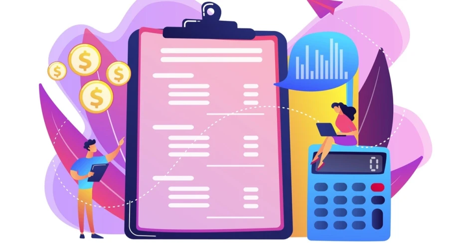 Comparison of income statement and balance sheet showing financial statement components