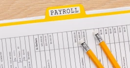 Illustration showing payroll card usage and pay distribution