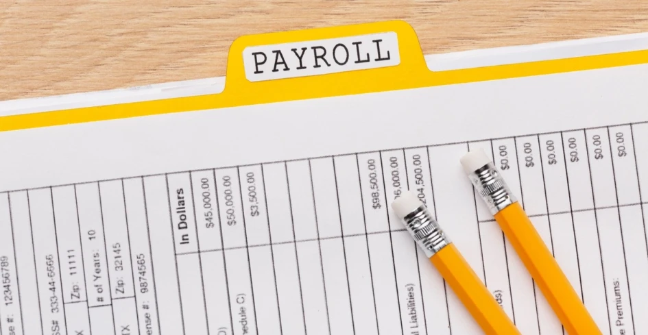Illustration showing payroll card usage and pay distribution