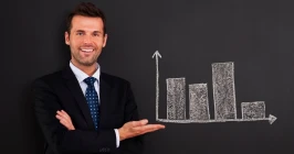 Small business year over year growth comparison illustration
